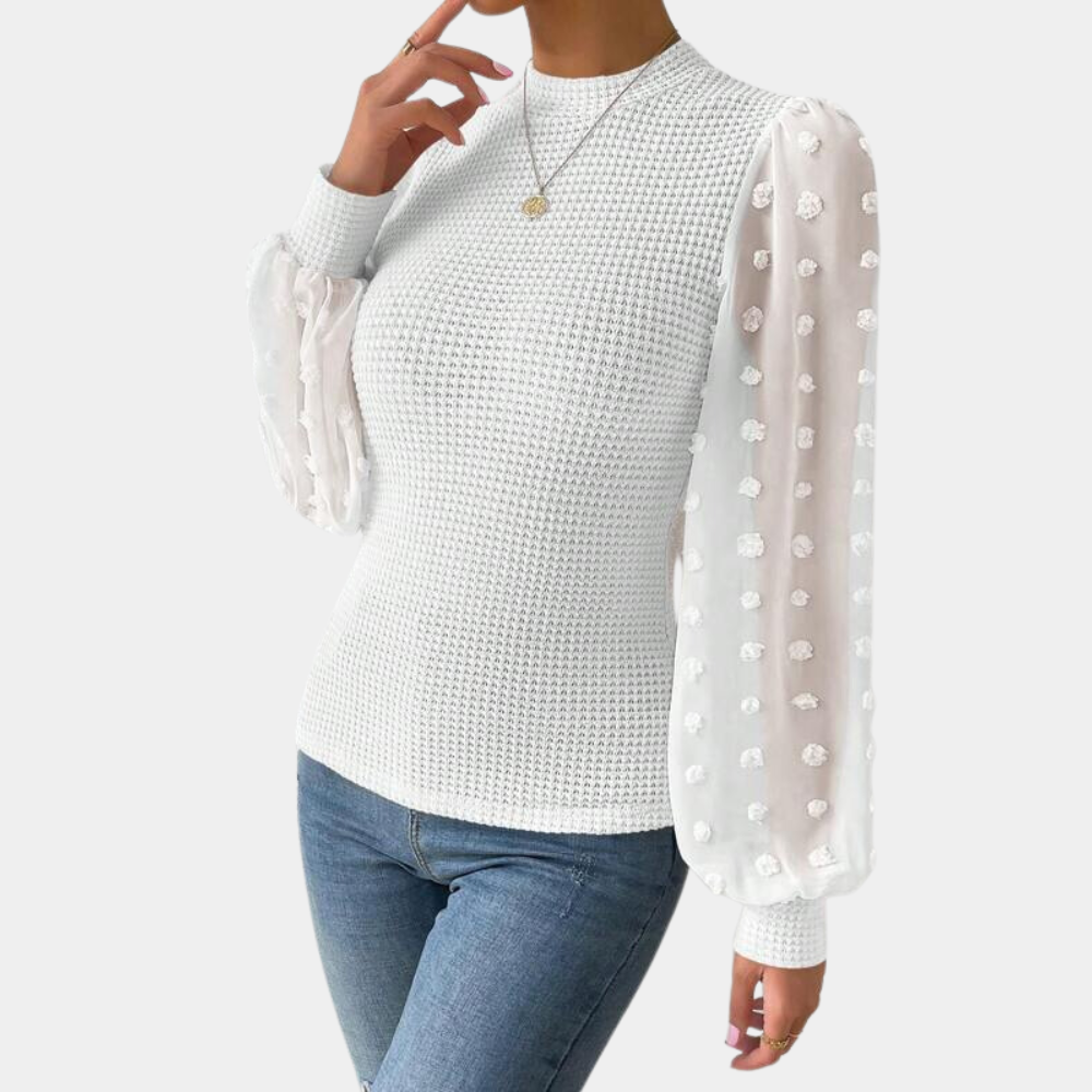Dames Blouse Kanten Elegante Jurkstijl