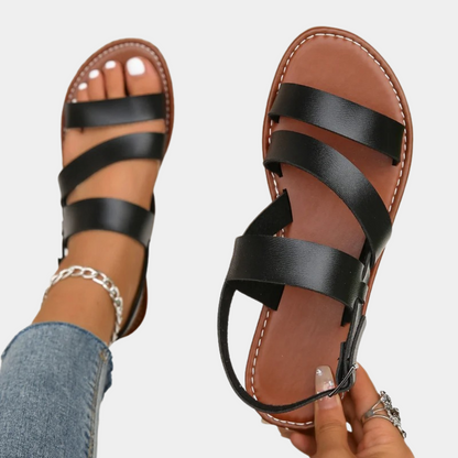 Stijlvolle Strandsandalen voor Dames met Platte Zool
