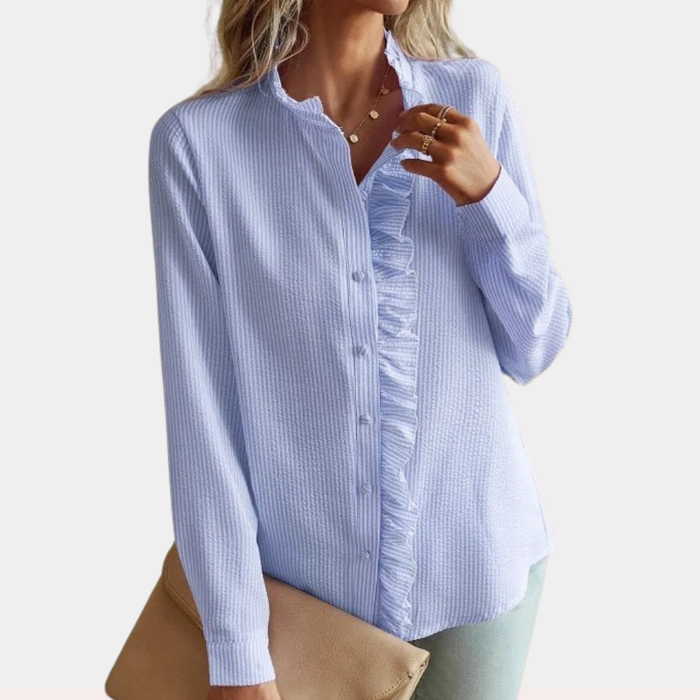 Dames Overhemd Elegante Klassieke Stijl