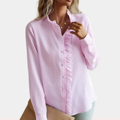 Dames Overhemd Elegante Klassieke Stijl
