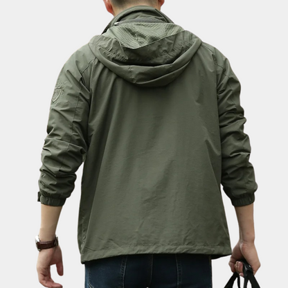 Waterbestendige Herenjas Lichtgewicht Casual Stijl