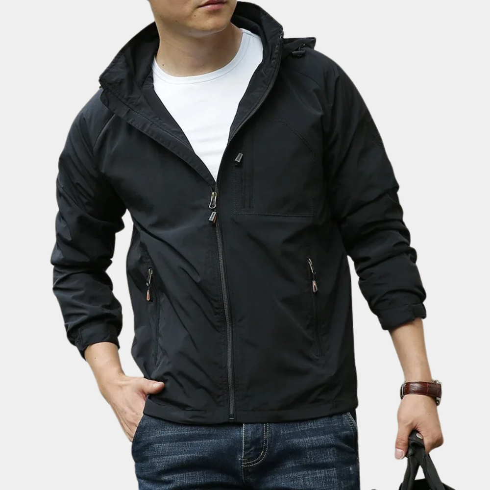 Waterbestendige Herenjas Lichtgewicht Casual Stijl