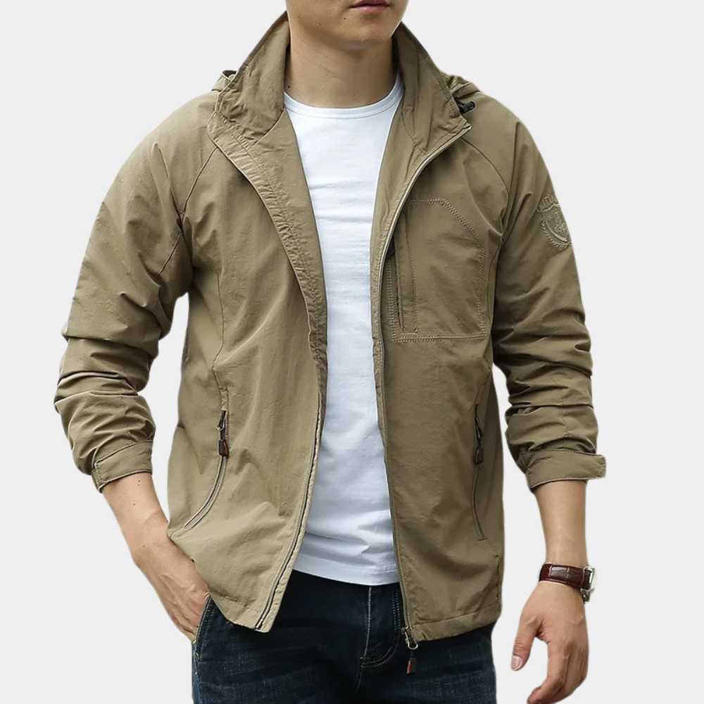 Waterbestendige Herenjas Lichtgewicht Casual Stijl