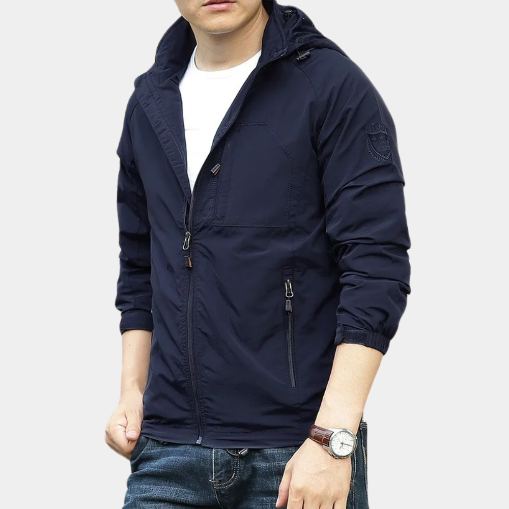 Waterbestendige Herenjas Lichtgewicht Casual Stijl