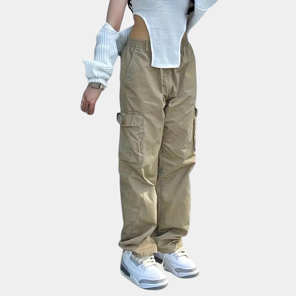 Dames Cargo Broek Losse Zomerbroek Comfortabel - StudioMarella