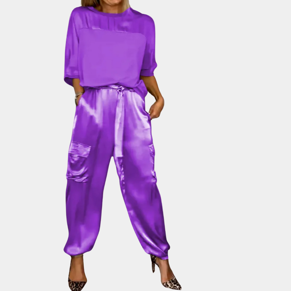 Luxe Satijnen Pyjama Set voor Dames