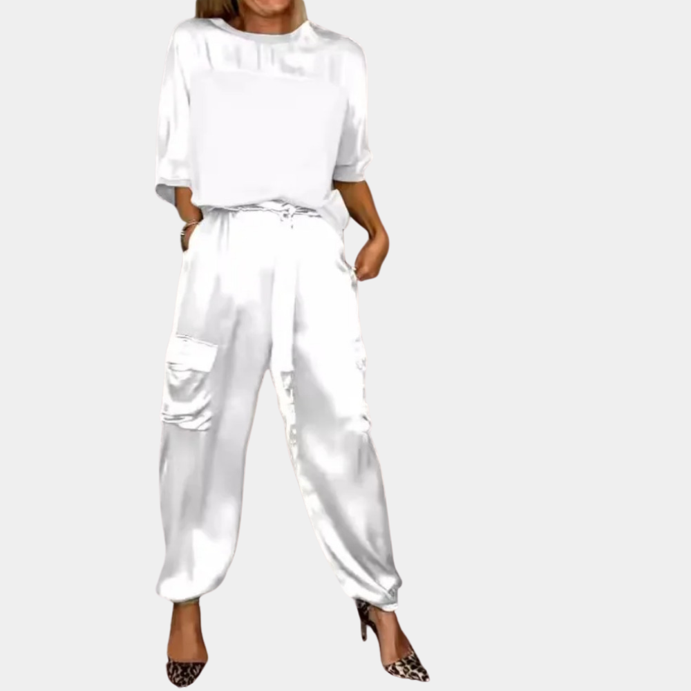 Luxe Satijnen Pyjama Set voor Dames - StudioMarella