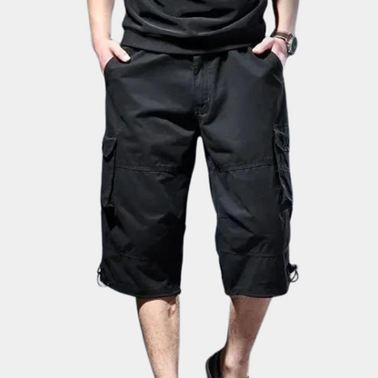 Heren Cargo Broek Comfortabel en Stijlvol → Heren Cargo Broek Zwart Comfortabele Stijl