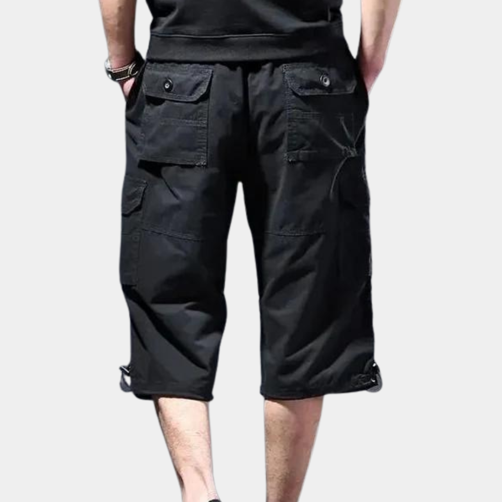 Heren Cargo Broek Comfortabel en Stijlvol → Heren Cargo Broek Zwart Comfortabele Stijl