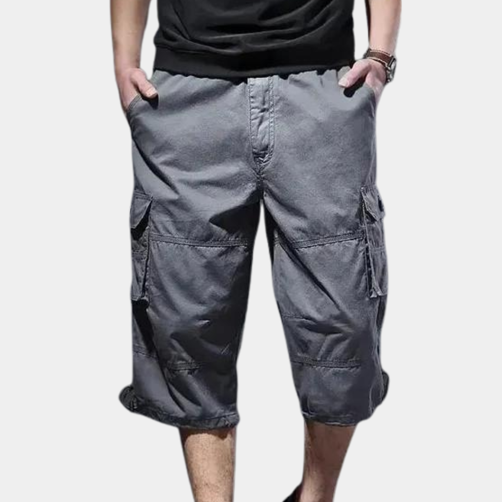 Heren Cargo Broek Comfortabel en Stijlvol → Heren Cargo Broek Zwart Comfortabele Stijl