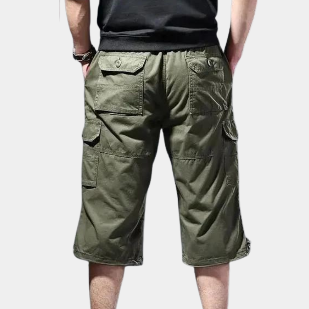 Heren Cargo Broek Comfortabel en Stijlvol → Heren Cargo Broek Zwart Comfortabele Stijl