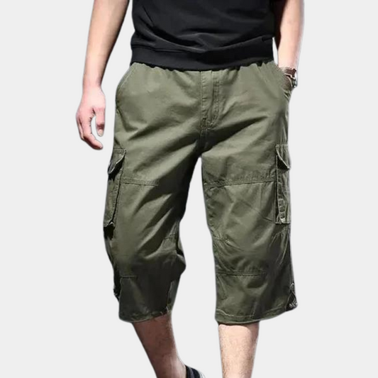 Heren Cargo Broek Comfortabel en Stijlvol → Heren Cargo Broek Zwart Comfortabele Stijl - StudioMarella