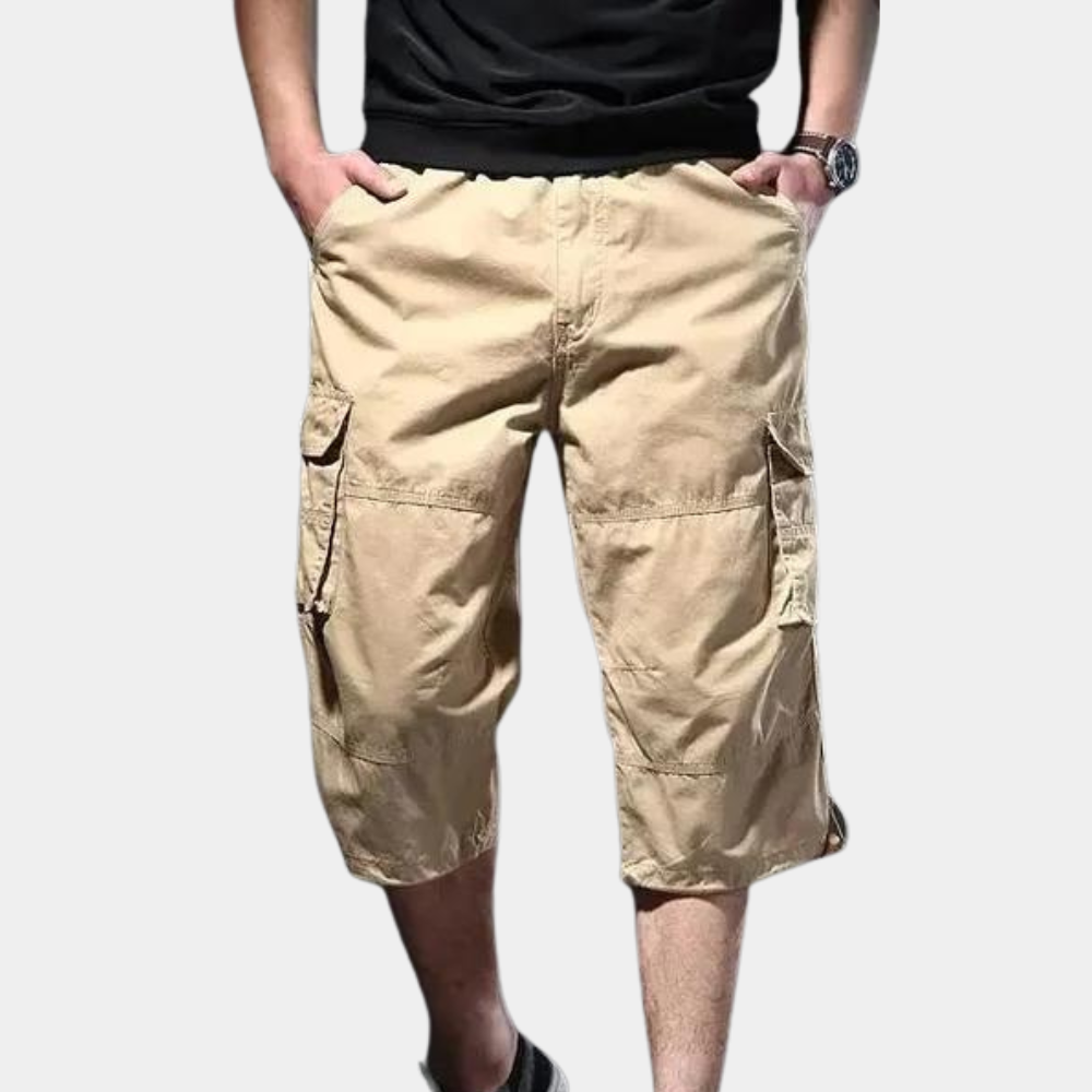 Heren Cargo Broek Comfortabel en Stijlvol → Heren Cargo Broek Zwart Comfortabele Stijl