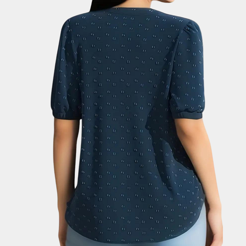 Dames Tuniek Shirt Casual Korte Mouw Stijl