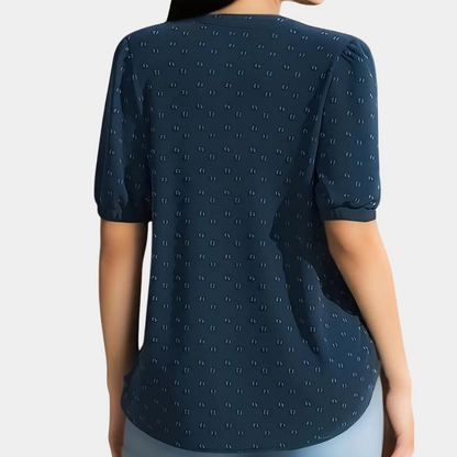 Dames Tuniek Shirt Casual Korte Mouw Stijl