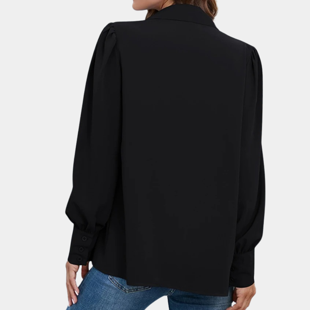 Dames Blouse Wijde Mouwen Vrouwelijke Fit