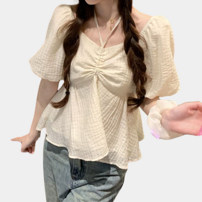 Vrouwelijke Tops Elegante Jurkachtige Blouse