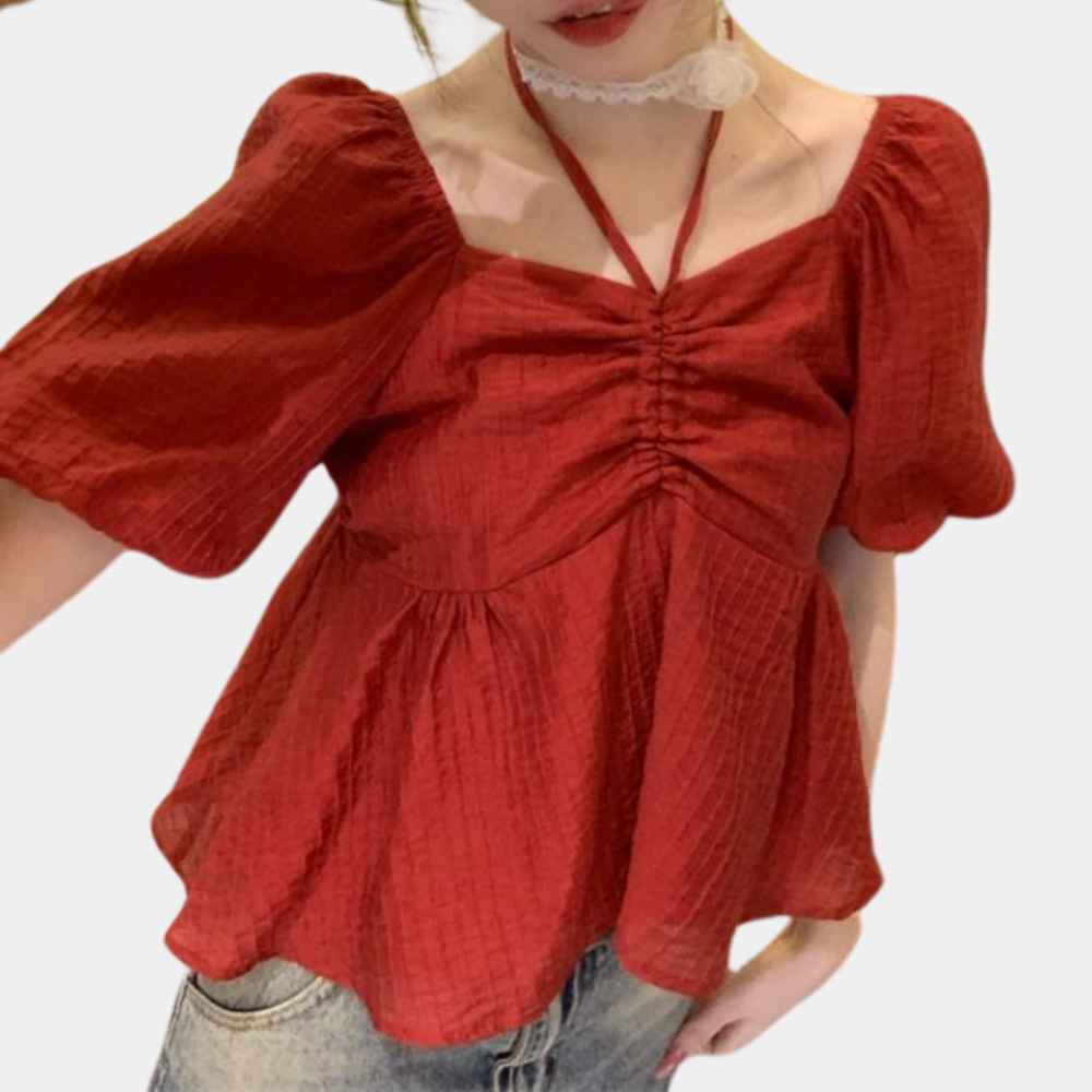 Vrouwelijke Tops Elegante Jurkachtige Blouse - StudioMarella
