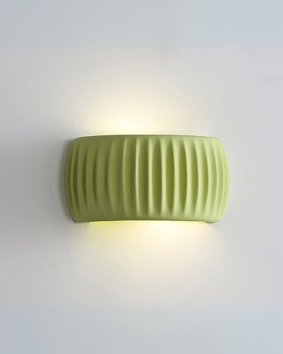 Wandlamp met Golvende Textuur in Natuurlijke Aardtinten voor Sfeervolle Verlichting | Moderne Wandverlichting Ambachtelijk Design Warm Licht Omhoog en Omlaag