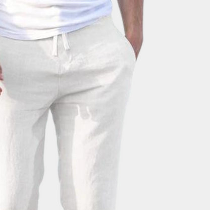 Linnen Broek Heren Zomer Slim Fit Lichtgewicht