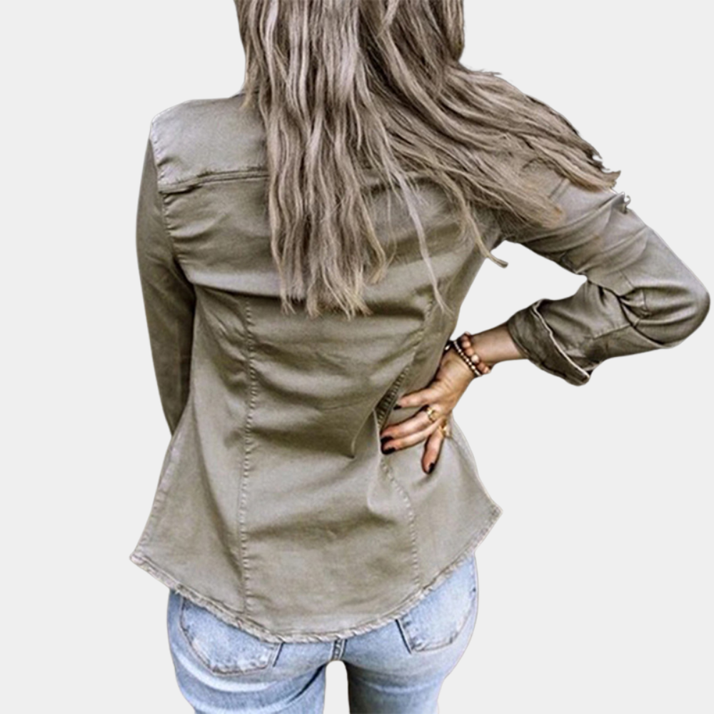 Vrouwelijke Blouse Elegante Dames Top Klassiek Design - StudioMarella