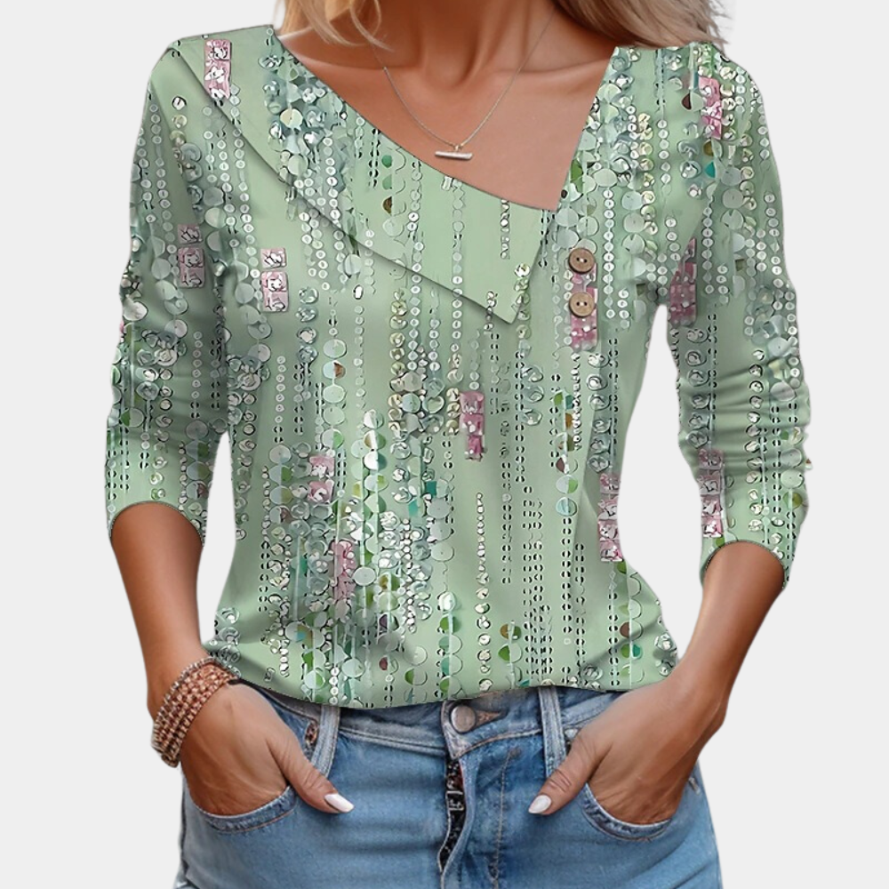 Dames Top Longsleeve Casual Basic Kleding