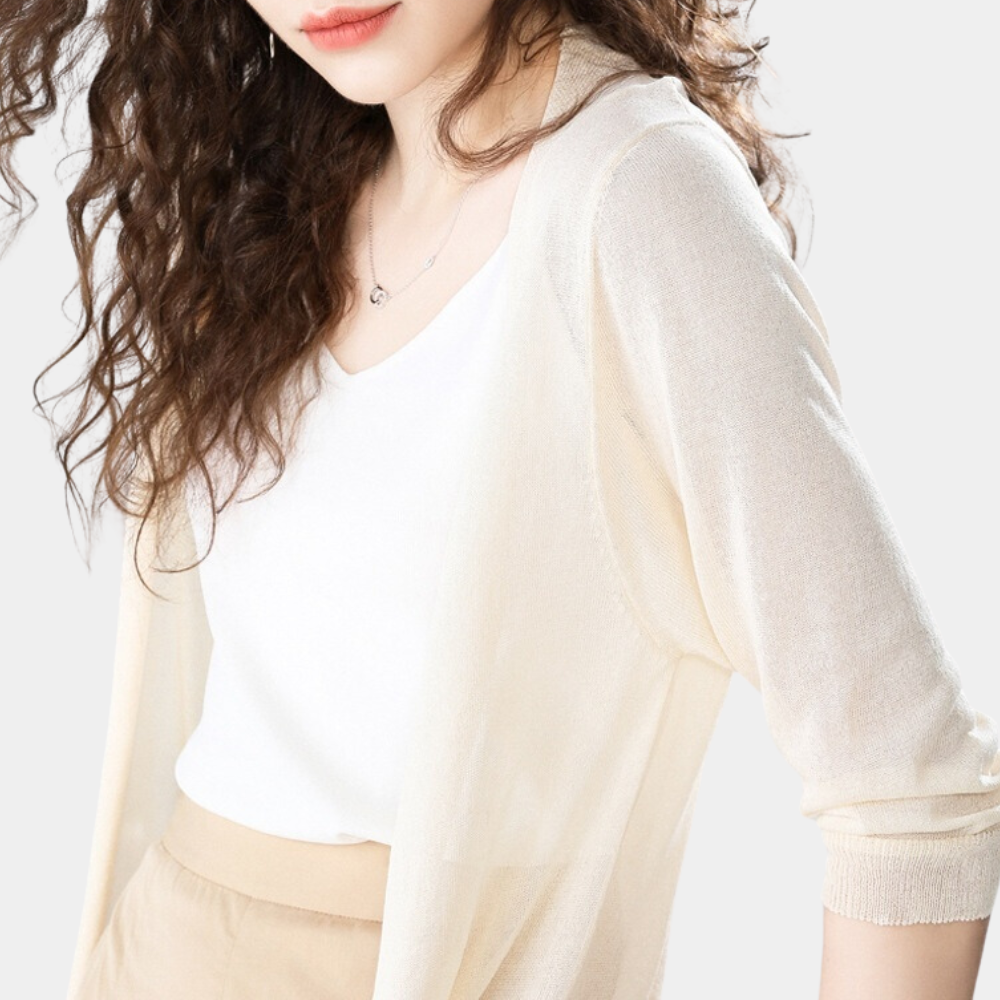 Damesvest Zomer Lichtgewicht Elegant Jurkmodel