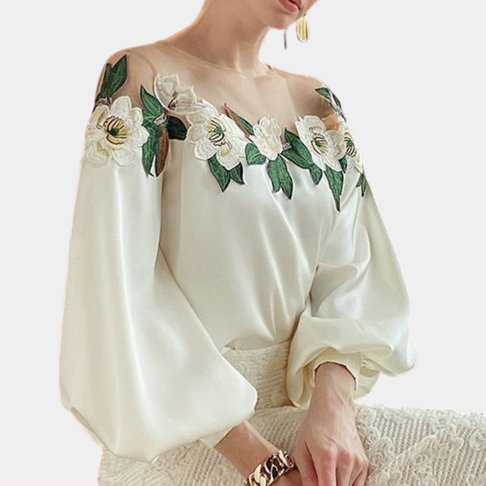 Vrouwelijke Off-Shoulder Blouse voor Dames Jurk Model