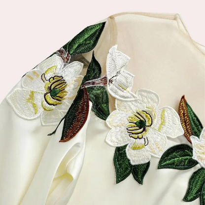 Vrouwelijke Off-Shoulder Blouse voor Dames Jurk Model