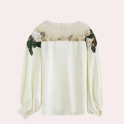 Vrouwelijke Off-Shoulder Blouse voor Dames Jurk Model