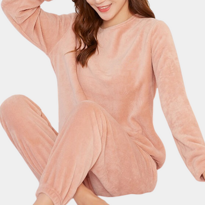 Zachte Pyjamaset voor Dames Warm en Comfortabel