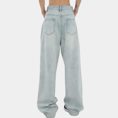 Dames Zomerbroek Loose Fit Jeans Comfortabele Stijl