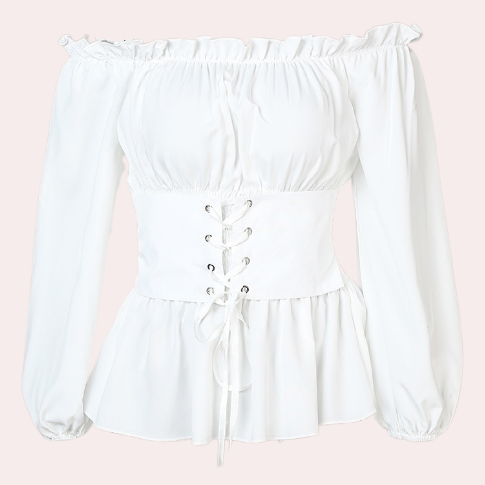Dames Top Off-Shoulder Zomerjurk Stijl Vrouwelijk
