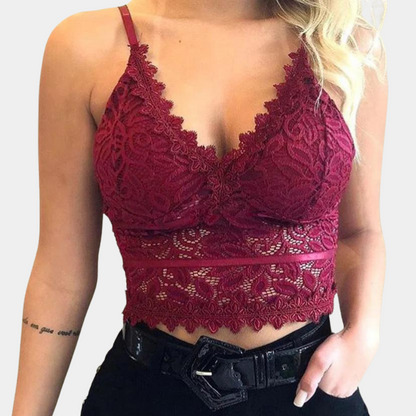 Kanten Top voor Dames Cropped Jurkje