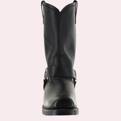 Heren Laarzen Western Stijl Leer Bruin