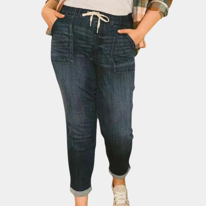 Dames Jogger Broek Jeans Sienna Blauw