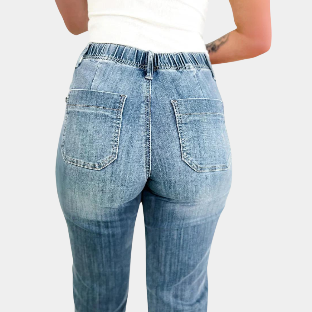 Dames Jogger Broek Jeans Sienna Blauw