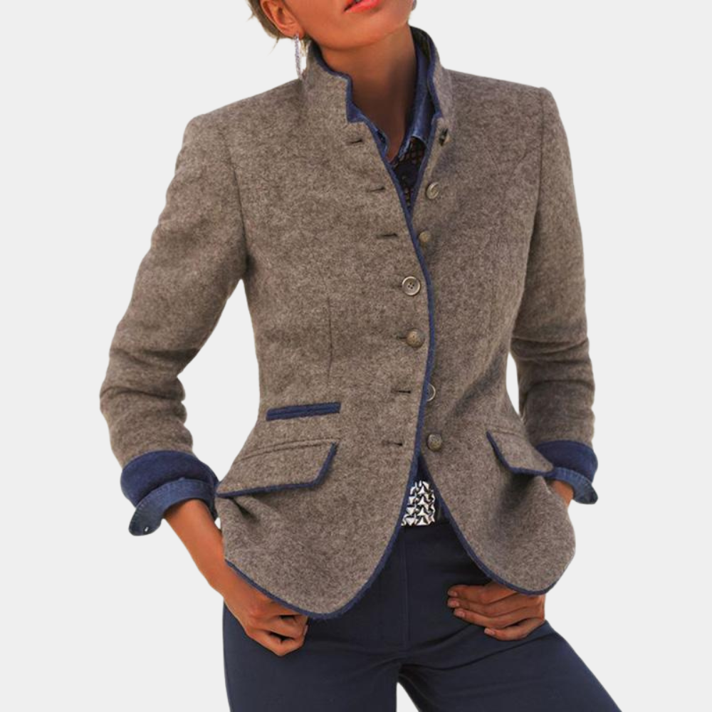 Dames Blazer Elegant voor Werk en Avondjurk