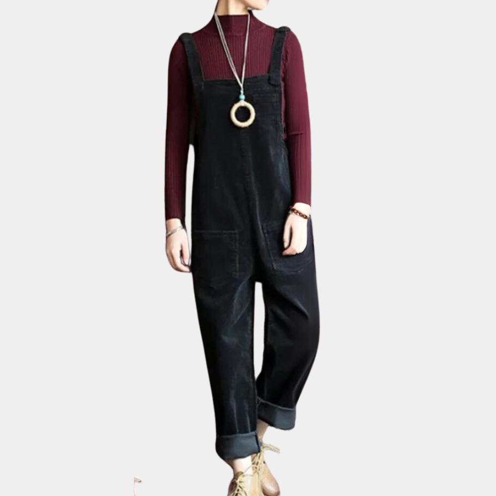 Dames Jumpsuit Corduroy Losse Fit Casual Stijl