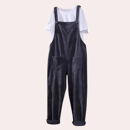 Dames Jumpsuit Corduroy Losse Fit Casual Stijl