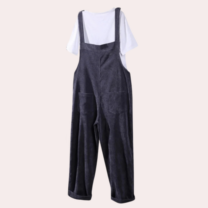 Dames Jumpsuit Corduroy Losse Fit Casual Stijl - StudioMarella