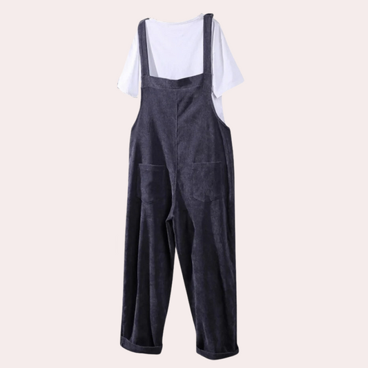 Dames Jumpsuit Corduroy Losse Fit Casual Stijl - StudioMarella