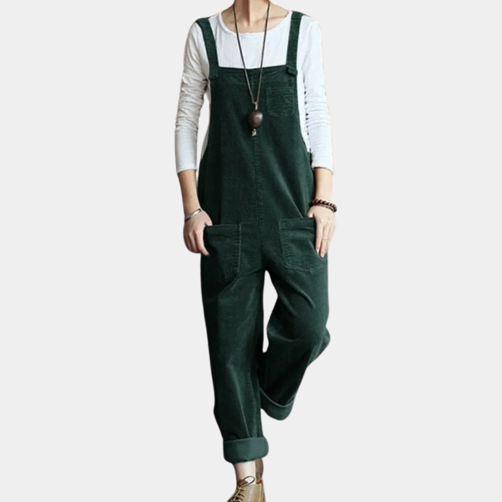 Dames Jumpsuit Corduroy Losse Fit Casual Stijl