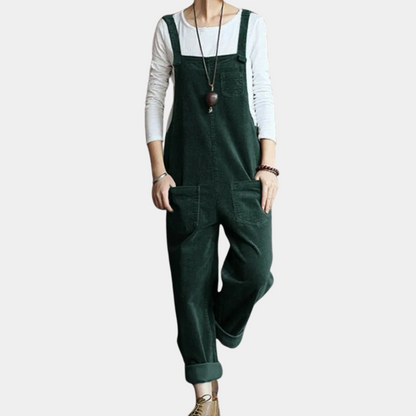 Dames Jumpsuit Corduroy Losse Fit Casual Stijl