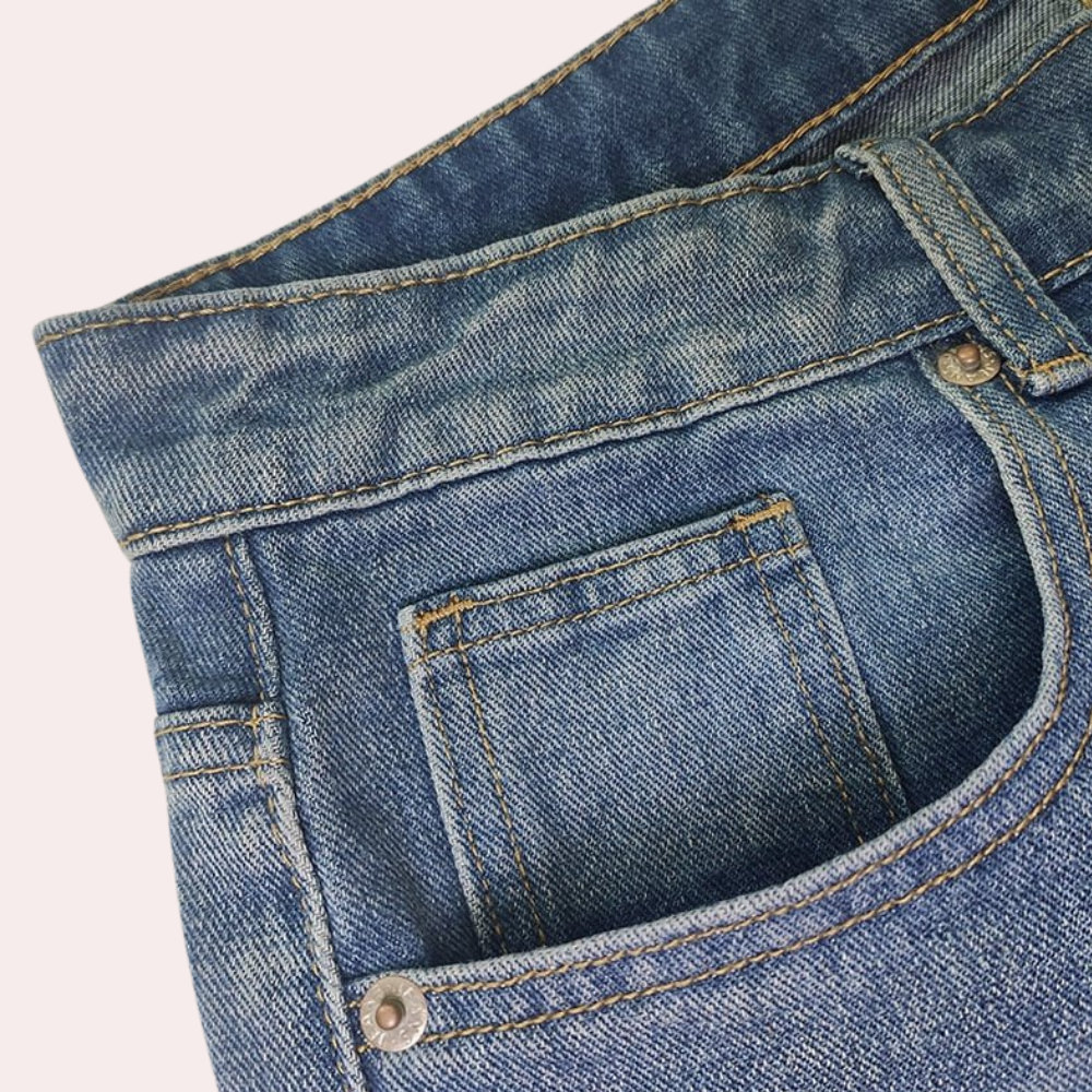 Dames Straight Leg Cropped Jeans Korte Broek