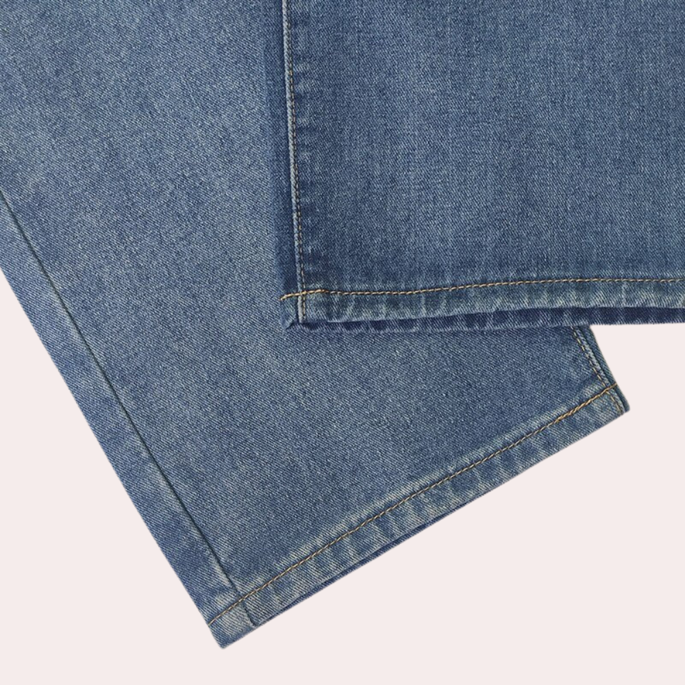 Dames Straight Leg Cropped Jeans Korte Broek