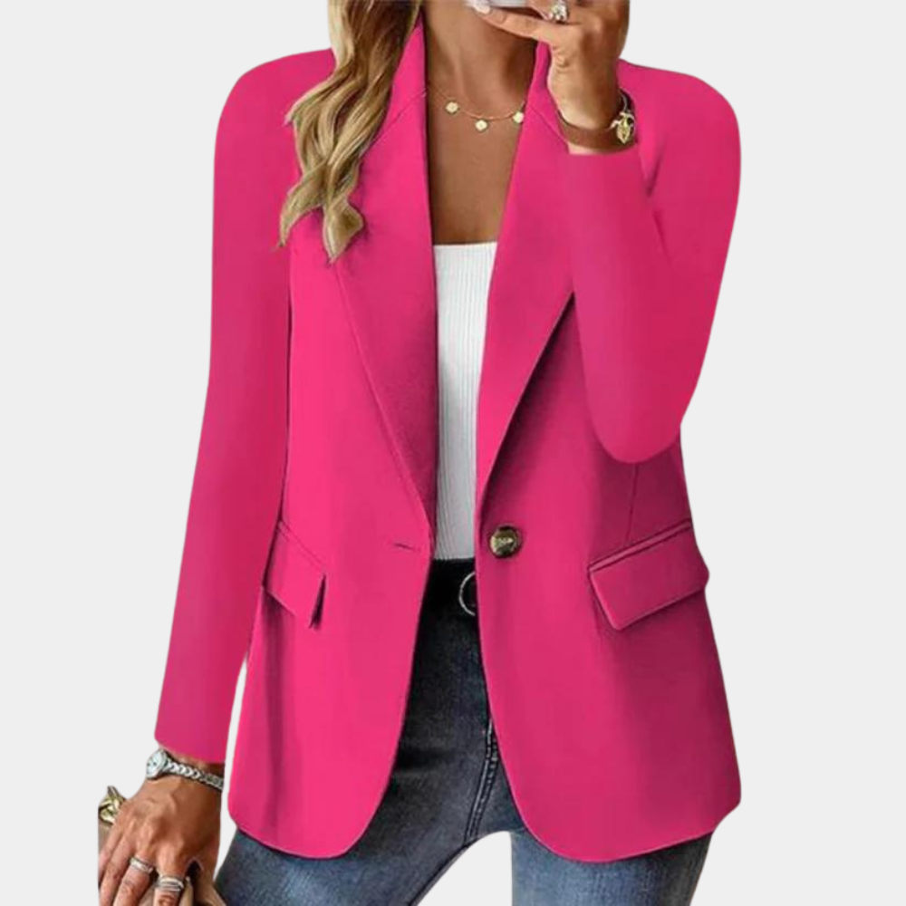 Dames Blazer Elegant Geschikt voor Werk en Avond