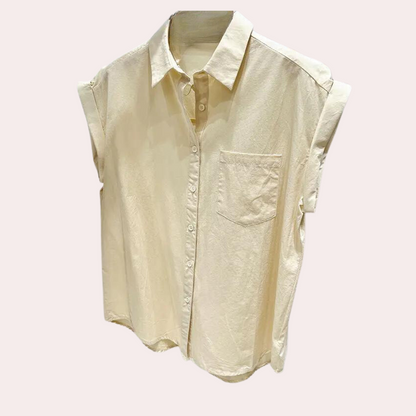Dames Zomerjurk Blouse Mouwloos Lente Kleding