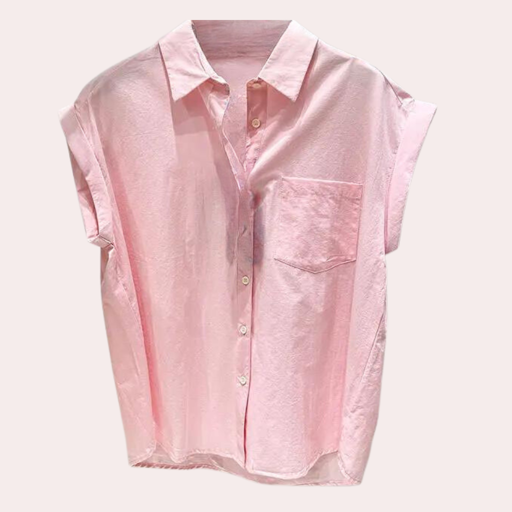 Dames Zomerjurk Blouse Mouwloos Lente Kleding