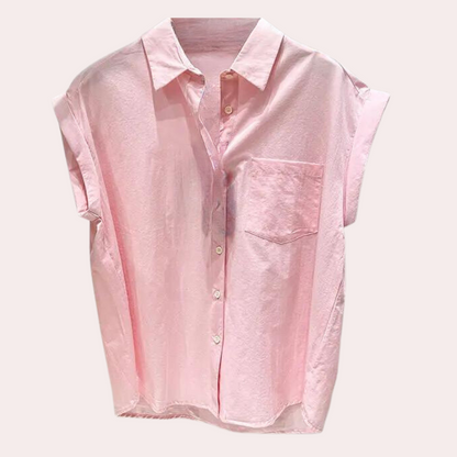 Dames Zomerjurk Blouse Mouwloos Lente Kleding